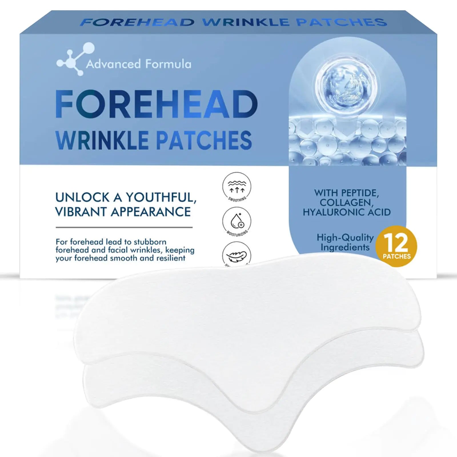 Forehead Anti-Wrinkle Patches 12 Pieces