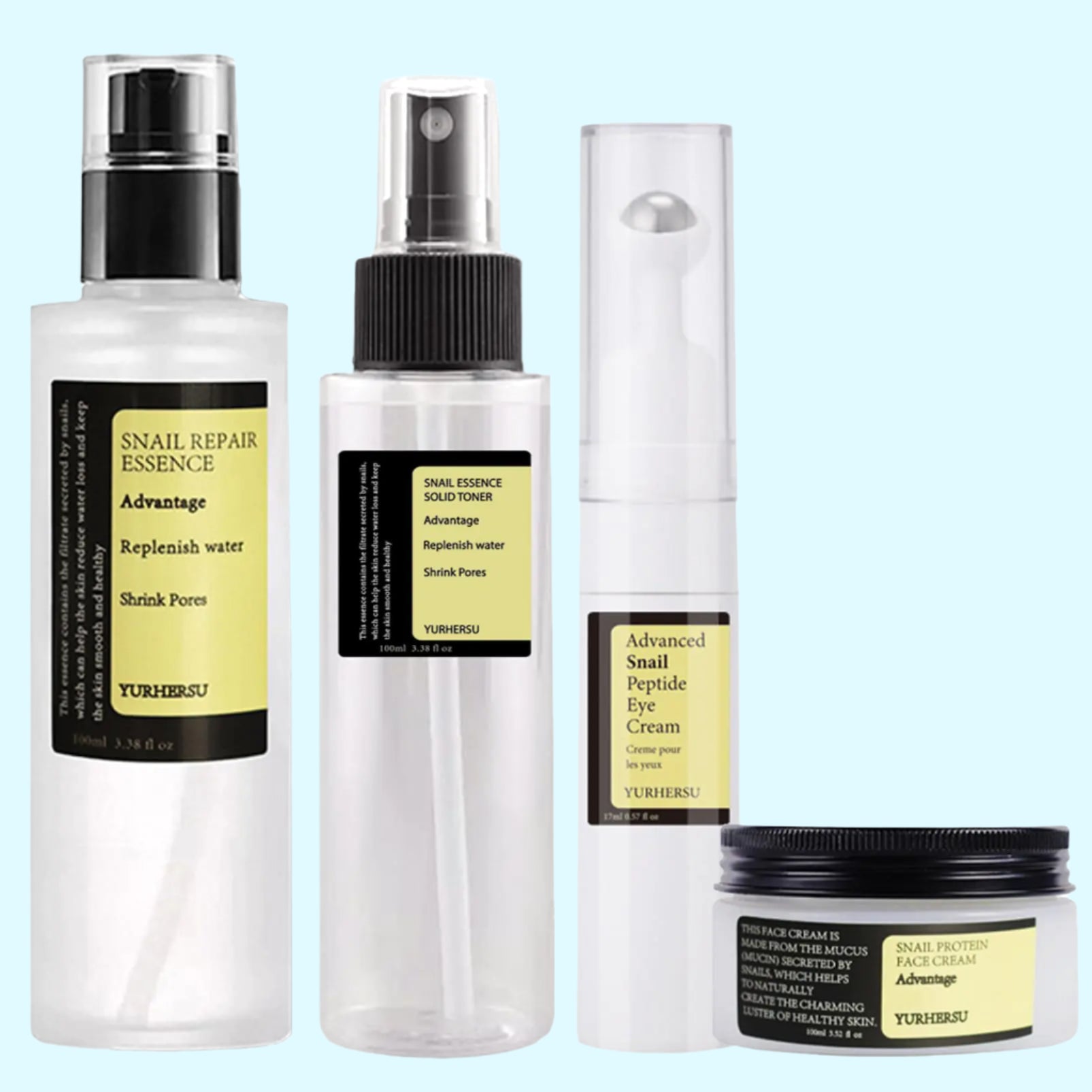 Snail Mucin Skincare Set 4 Pieces