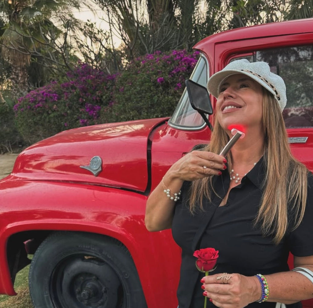 Red and Blue Light Therapy Wand