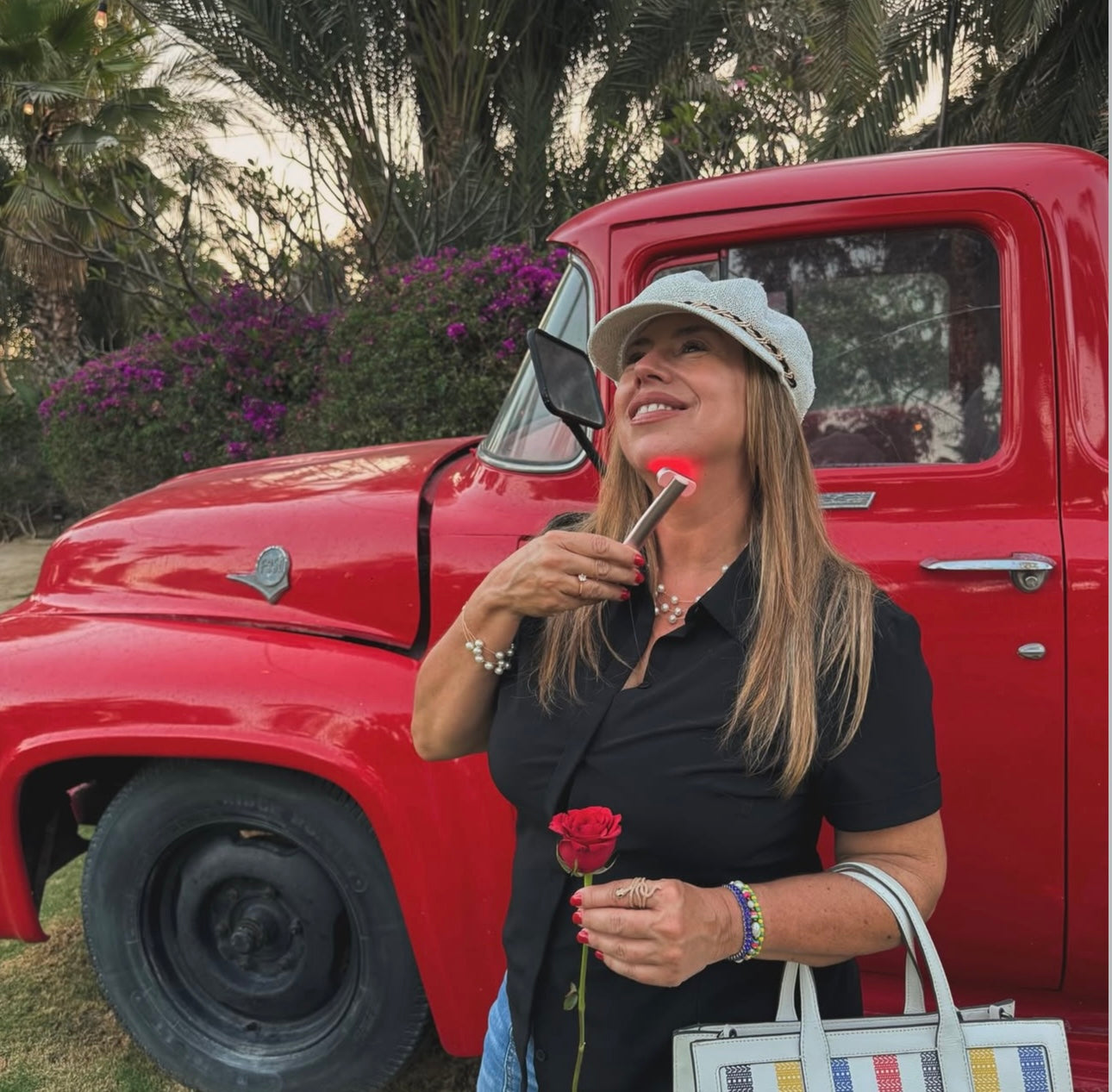 Red and Blue Light Therapy Wand