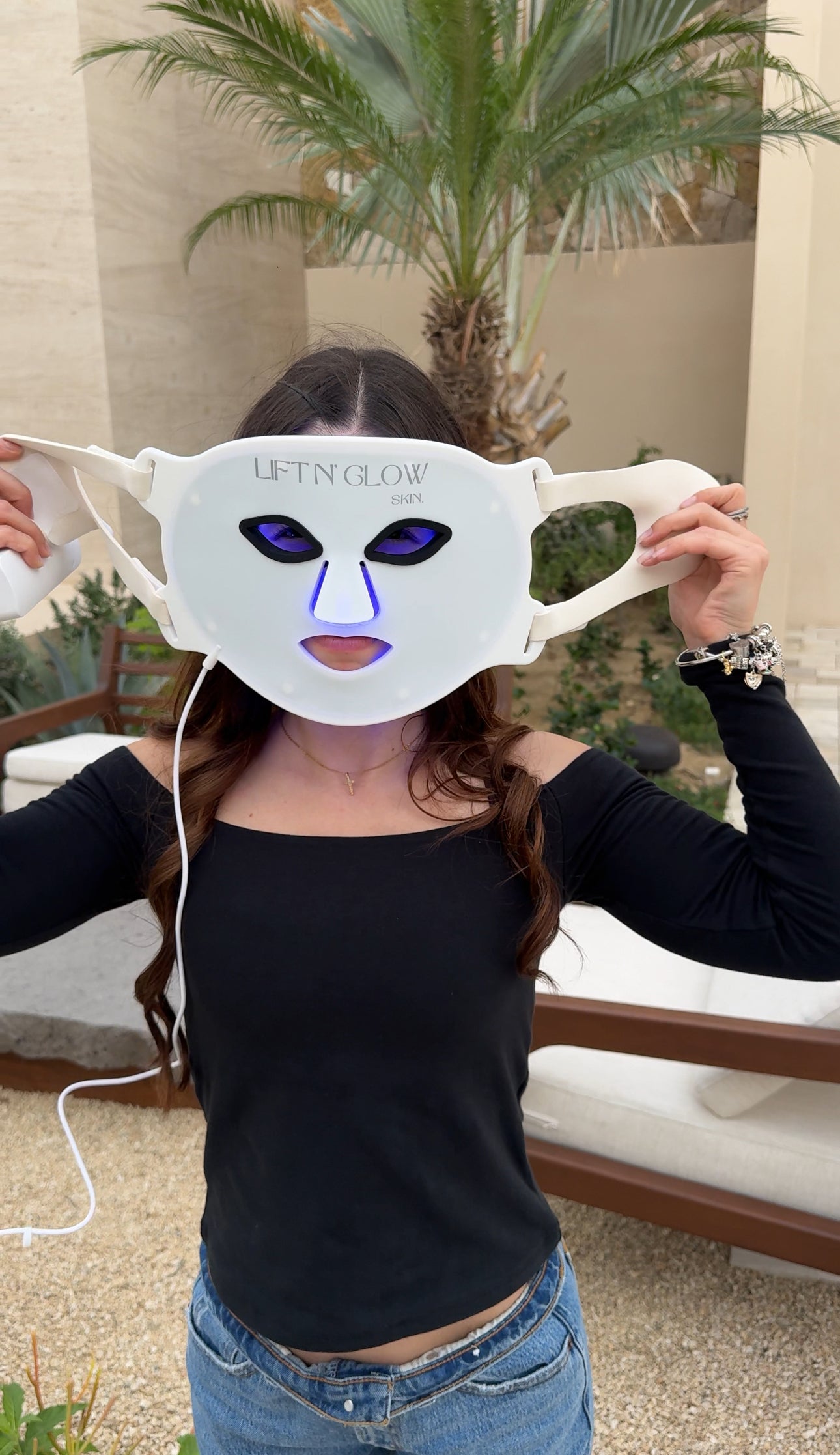 7 wavelength light therapy mask